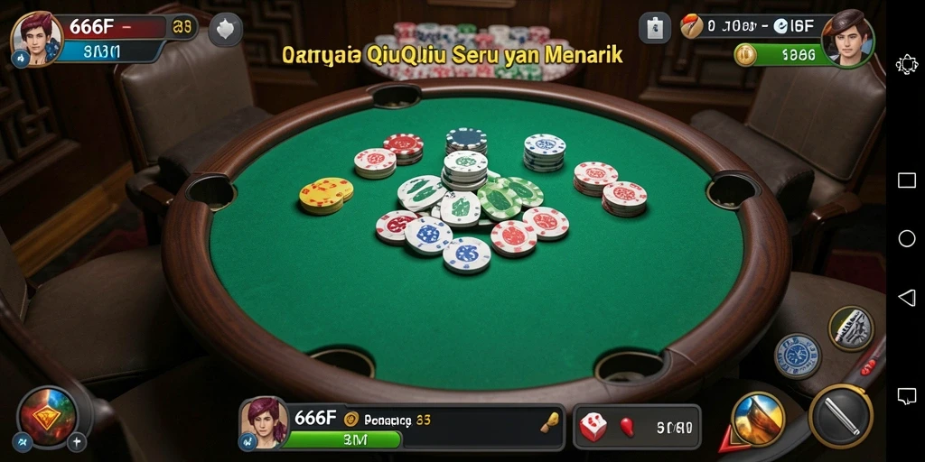 Gameplay seru dan menarik dari QiuQiu 666F.