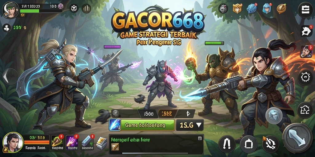 Screenshot gameplay GACOR668 yang menampilkan strategi dan pertempuran epik.
