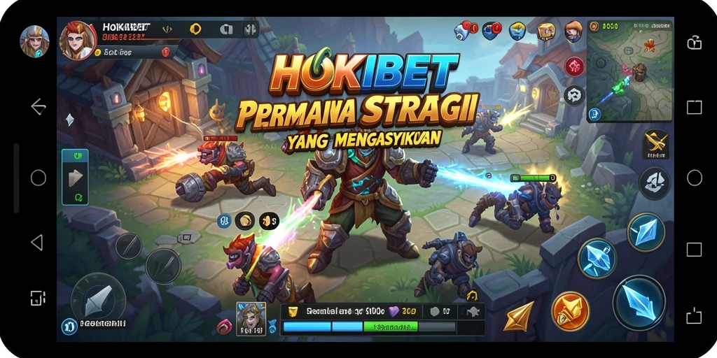 Tangkapan layar HOKIBET menampilkan aksi strategis di battlefield.
