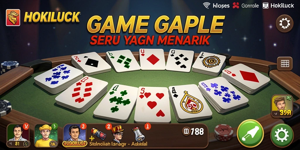Tampilan gameplay HOKILUCK yang seru dan interaktif.