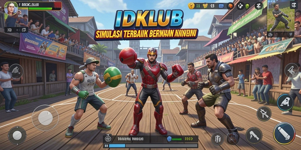 Tampilan utama gameplay IDKLUB yang menarik dan interaktif.
