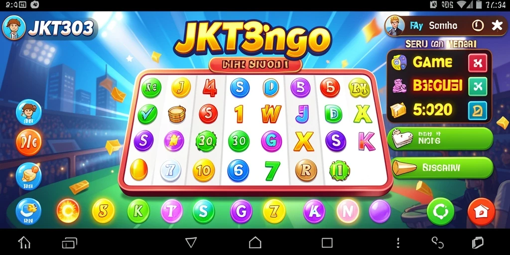 Tampilan gameplay JKT303 saat bermain Bingo yang seru.