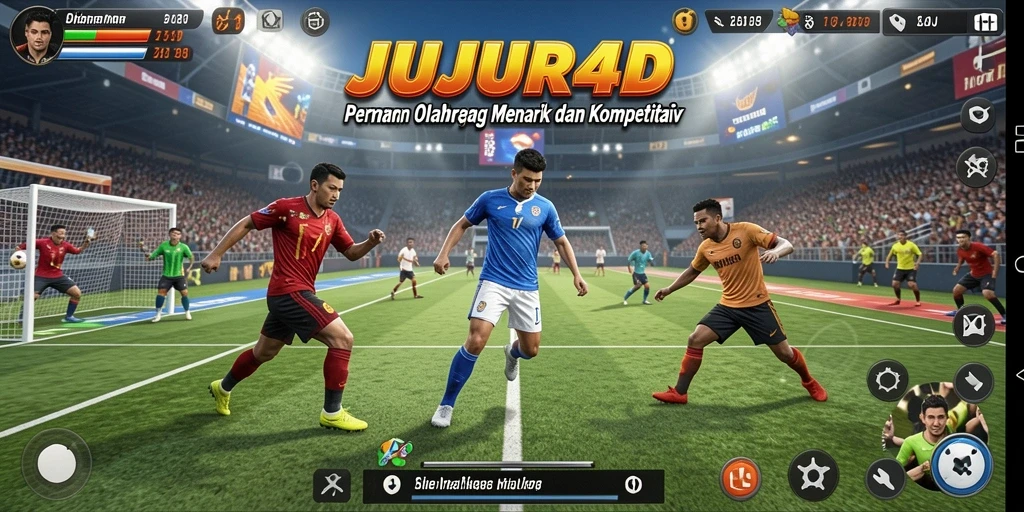 Tampilan gameplay JUJUR4D yang mendebarkan dan penuh aksi.