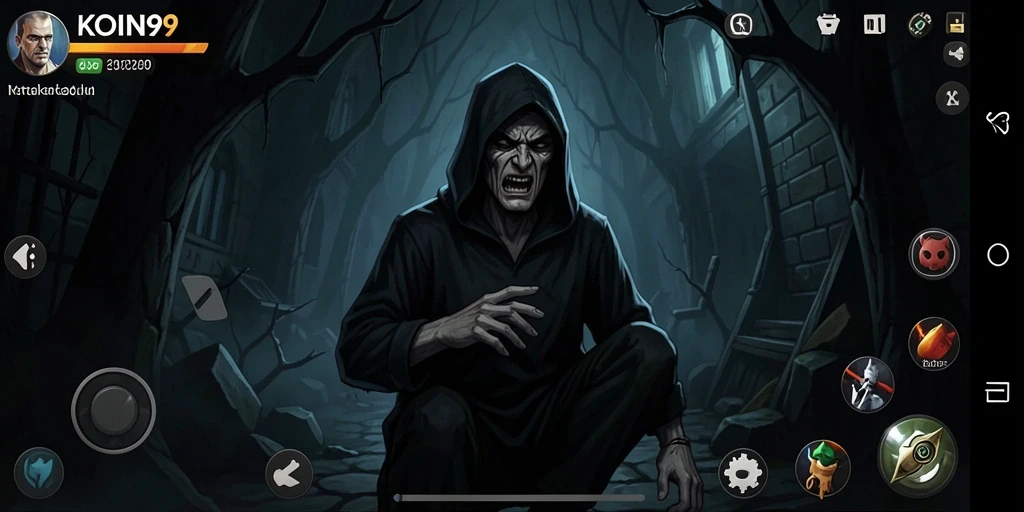 Gameplay KOIN99 yang mencekam dengan berbagai elemen Horror.