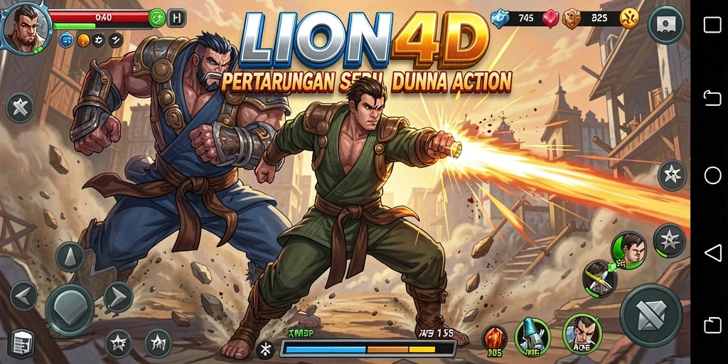 Tampilan gameplay LION4D yang mendebarkan dan menantang.