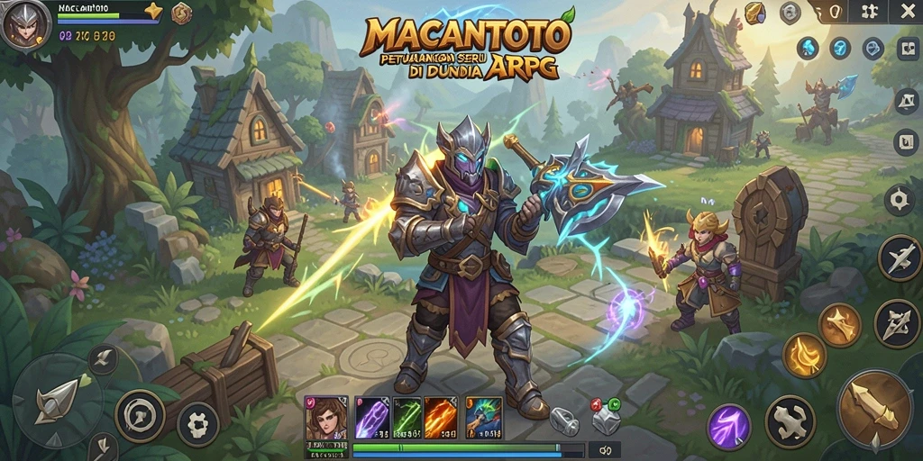 Gameplay menakjubkan dalam <strong>MACANTOTO</strong> saat melawan monster raksasa.