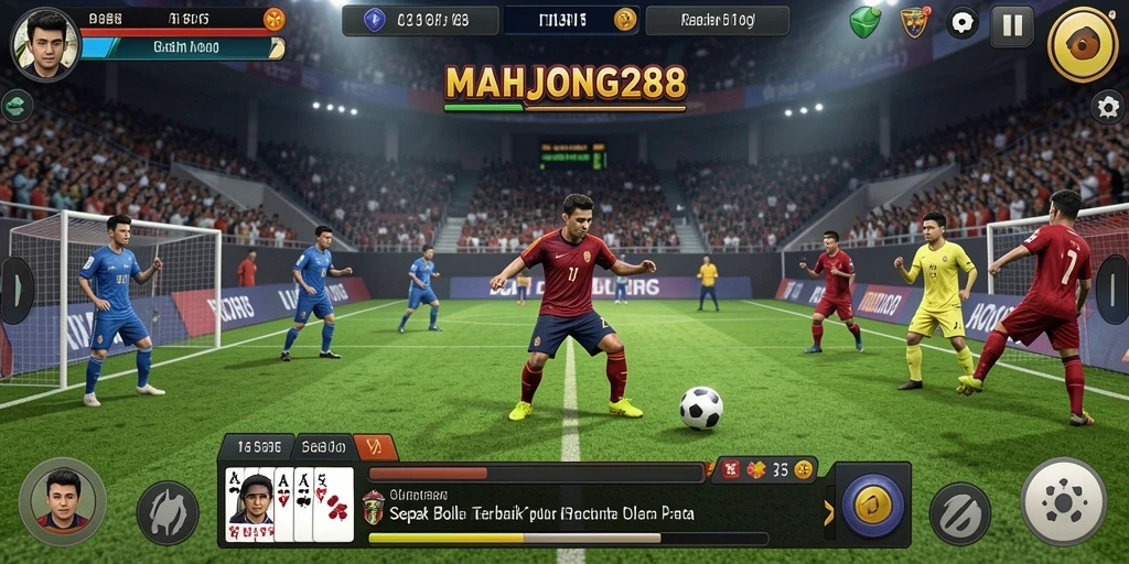 Tangkap momen seru dalam permainan sepak bola MAHJONG288.