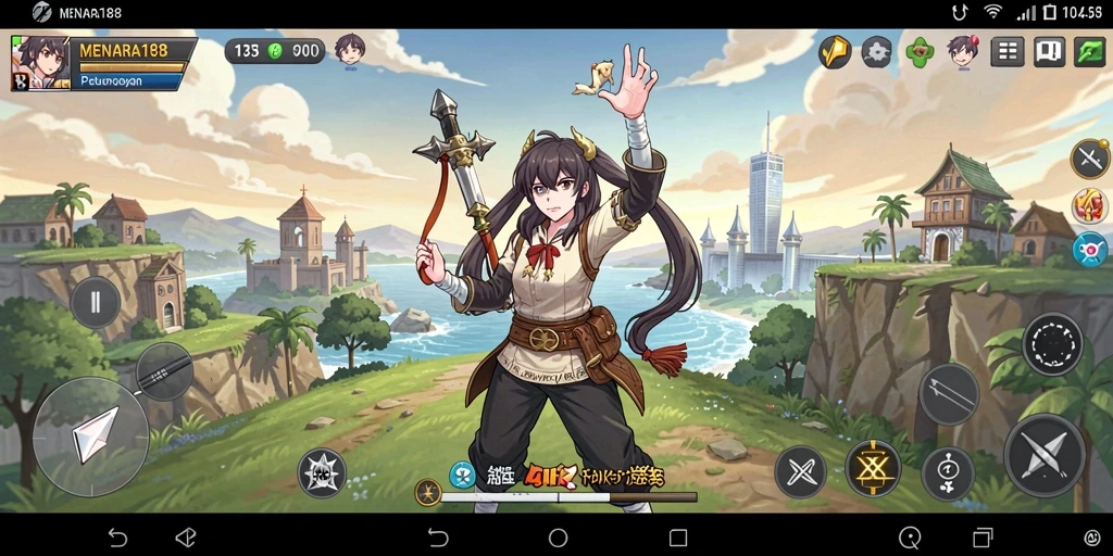 Tampilan gameplay menawan dari <strong>MENARA188</strong> yang membawa pemain ke dunia Anime.