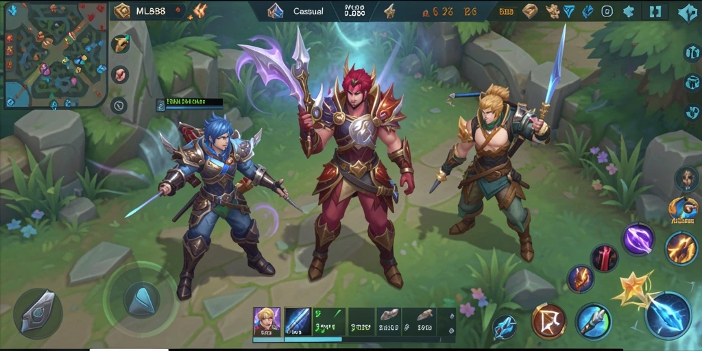 Screenshot gameplay MLBB8 yang menarik dan seru.