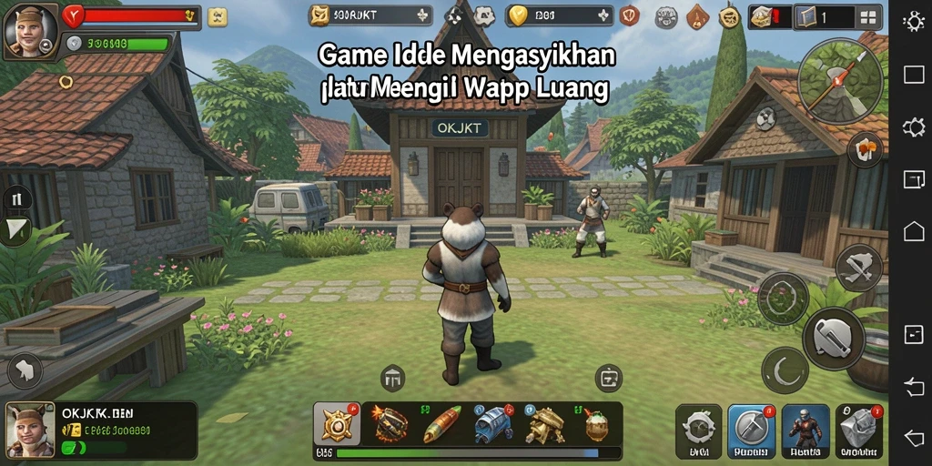 Tampilan gameplay OKJKT yang menarik dan penuh warna.