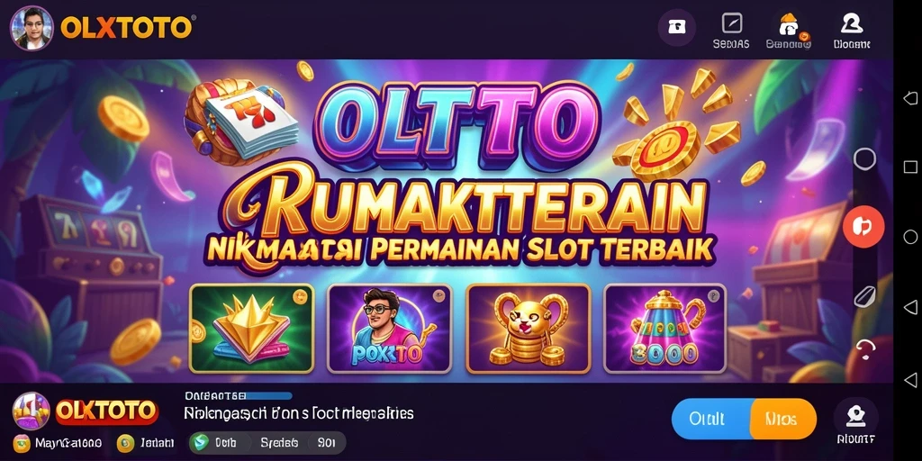 Tampilan permainan slot OLXTOTO yang menakjubkan dan penuh warna.