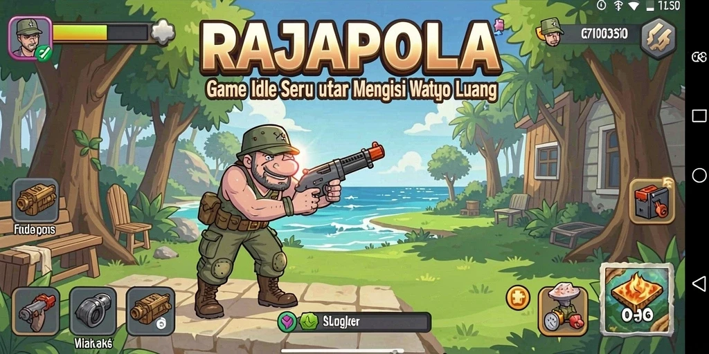 Tampilan menarik dari gameplay RAJAPOLA yang membuat ketagihan.