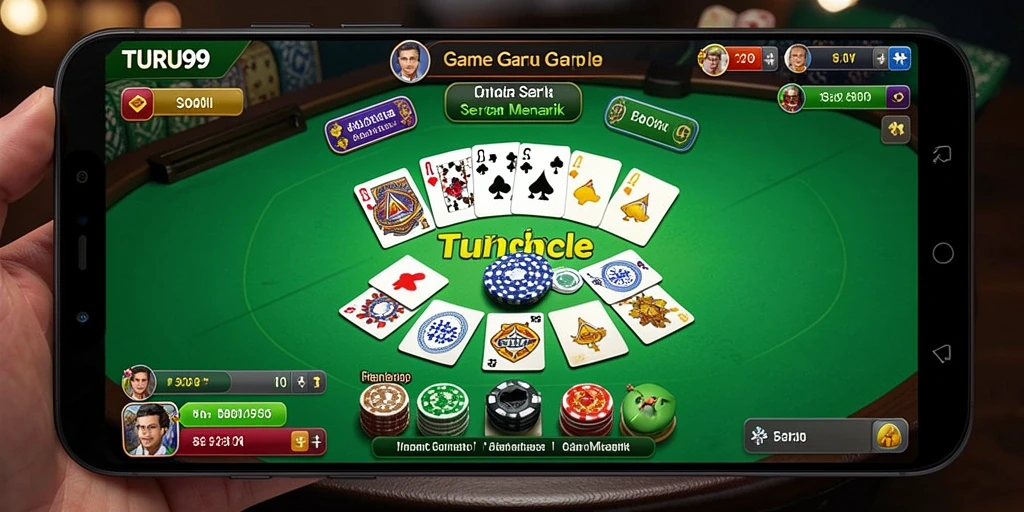 Tampilan gameplay seru TURU99 dengan pemain yang aktif.