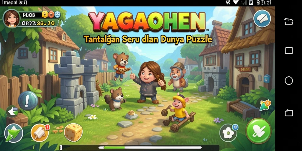 Tampilan gameplay YAGAOHEN yang seru dan menantang.